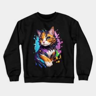 Gatito Art Crewneck Sweatshirt